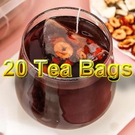 Ginseng Five Treasures Tea Kidney Tea,  Traditional Chinese Herbal Tea, Natural Organic Kidney Cleanse Detox Tea For Women & Men, 7 Precious Ingredien (Option: 20TeaBags)