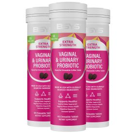 BSYS Vaginal Probiotics That Taste Like Coffee  Please These Chews Support Wellness With A Smooth Roasty Flavor No Weird Aftertaste Just Easy Daily Ca (Option: Three bottles)
