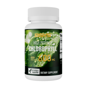 BSYS Chlorophyll Capsules  Fat Metabolism Support Aid Blood Purification & Detox Boost  Digestive Health & Constipation Relief Helper  Immune System E (Option: One bottle)