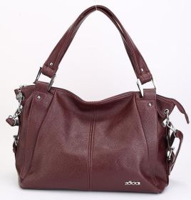 Hobo Bag for Women Handbags Tote Bag Ladies Chic Shoulder Bag (Color: claret)