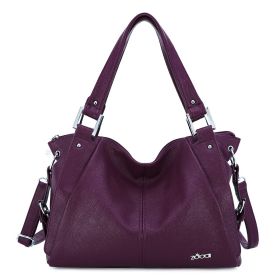 Hobo Bag for Women Handbags Tote Bag Ladies Chic Shoulder Bag (Color: Purple)