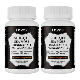 BSYS Xilaizhi Capsules 90 Capsules  Men's Vitality & Energy  Anti-Fatigue Brain Health Support  Hormone Balance Office Workers Seniors Antioxidant Car (Option: Two bottles)